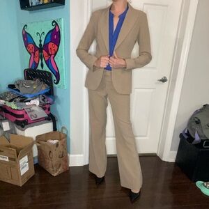 Tan New York & Co Pantsuit